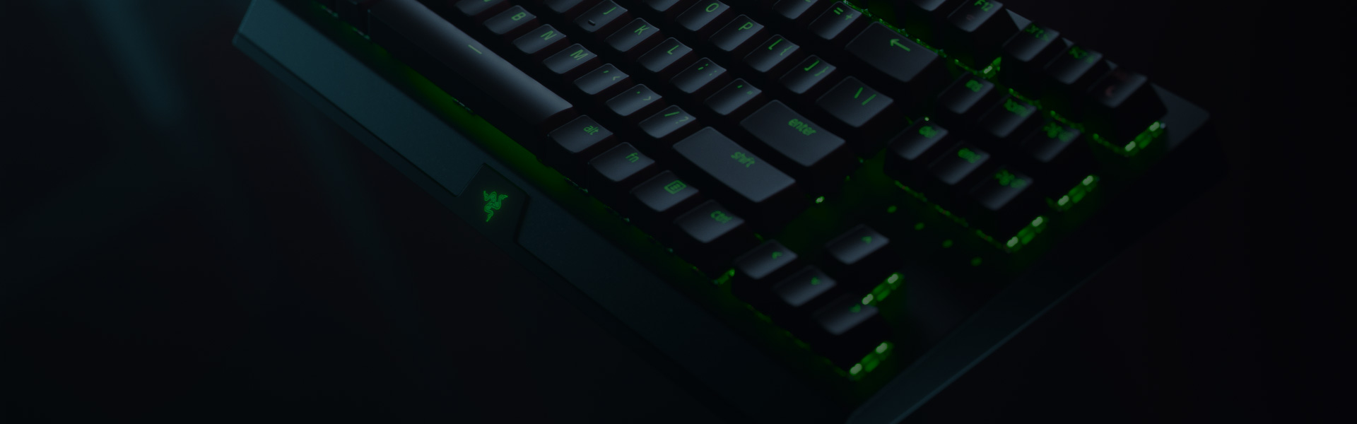 Bàn phím cơ Razer Blackwidows V3 Tenkeyless (USB/RGB/Green switch/Đen) (RZ03-03490100-R3M1) sử dụng 2 loại switch Clicky và Linear